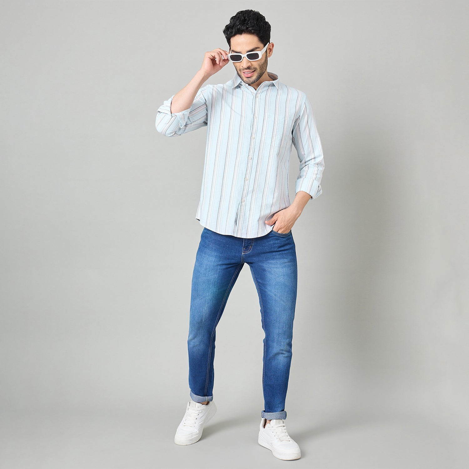 Duke Urban Men Full Sleeve Cotton Shirt (SDO7STF)