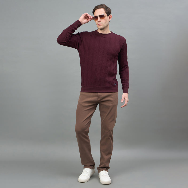 Duke Men Round Neck Full Sleeve Sweatshirt (LF6492)