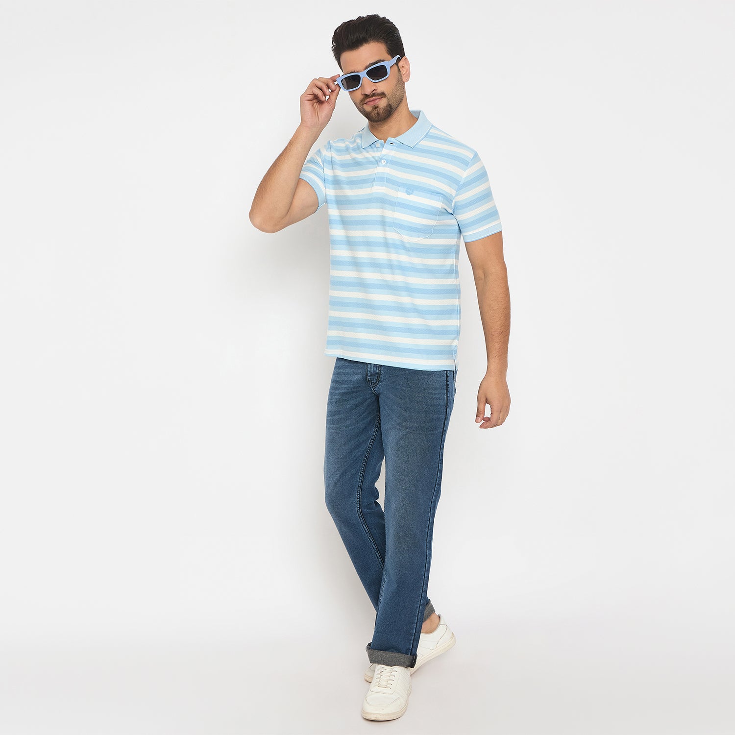 Duke Urban Men Comfort Fit Stretchable Jeans (SDD5886C)