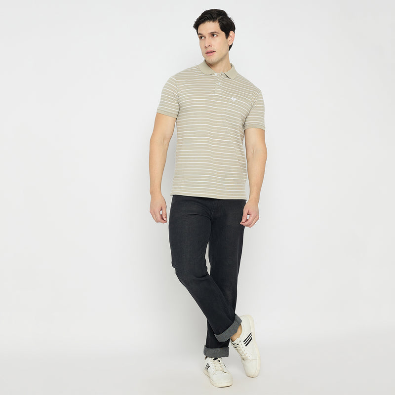 Duke Urban Men Half Sleeve Cotton Collared Tshirt (LF7678)