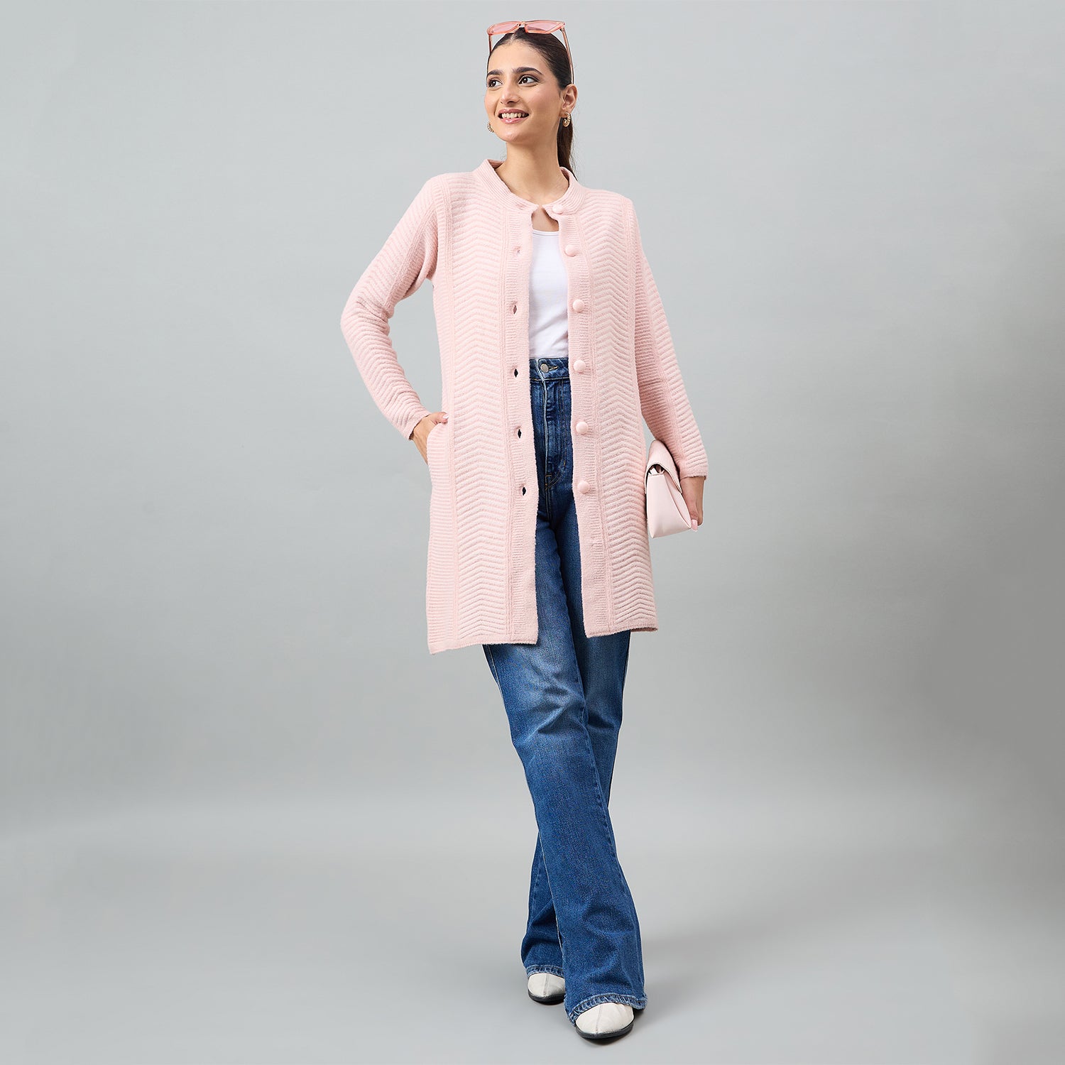 Duke Urban Women Long Coat Regular Sweater (SDS1301)