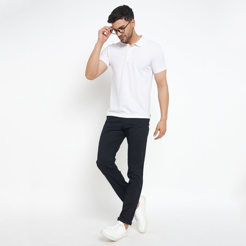 Duke Stardust Men Solid Chinos Trousers (SDT4512)