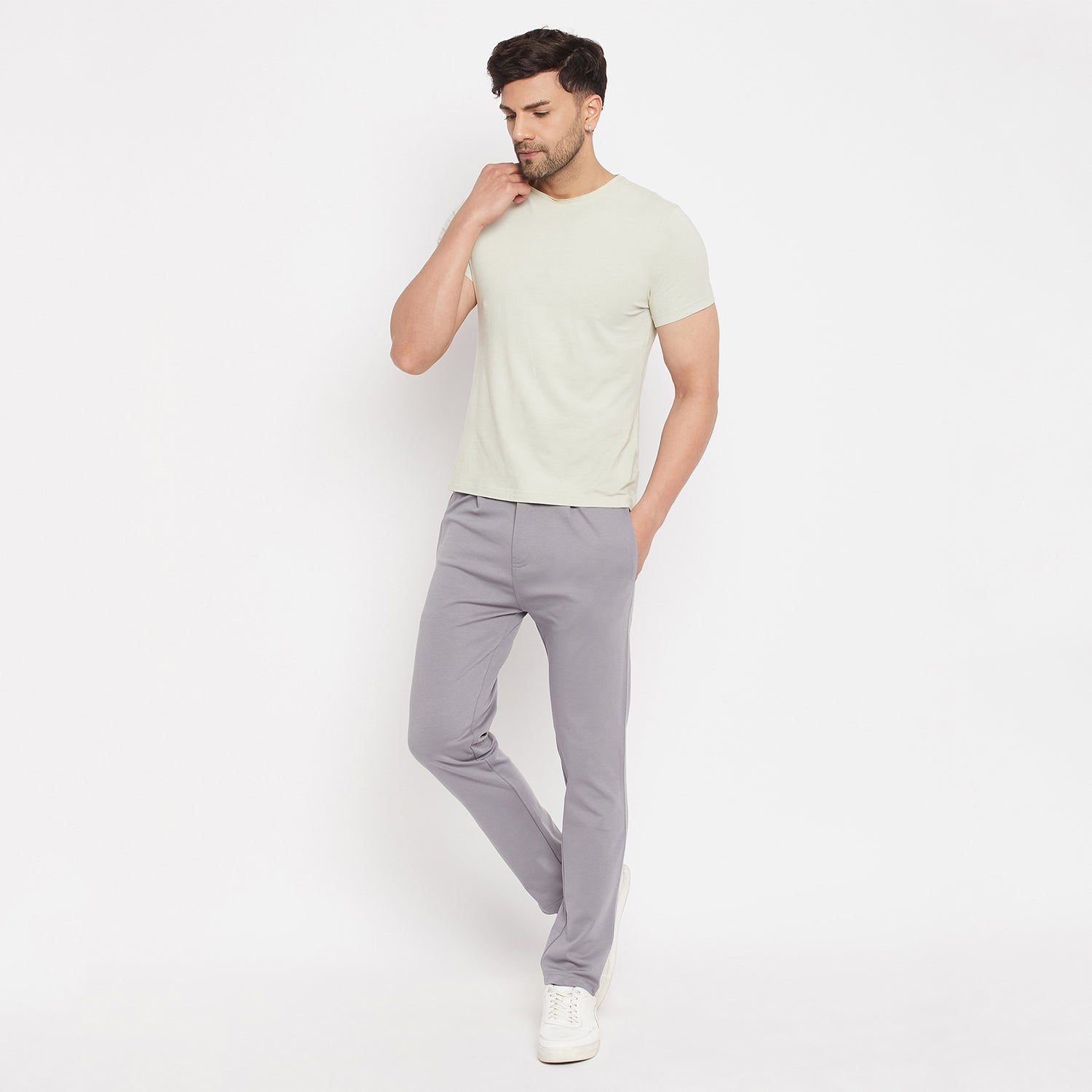 Duke Urban Men Solid Track Pant (LF5661)