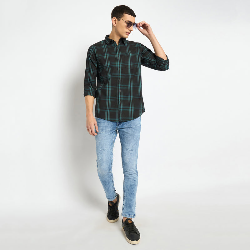 Duke Urban Men Full Sleeve Cotton Shirt (SDO9079)