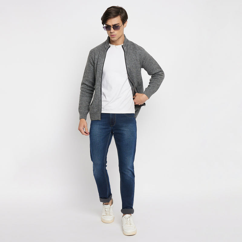 Duke Urban Men Full Sleeve Zipper Cardigan (SDS2148)