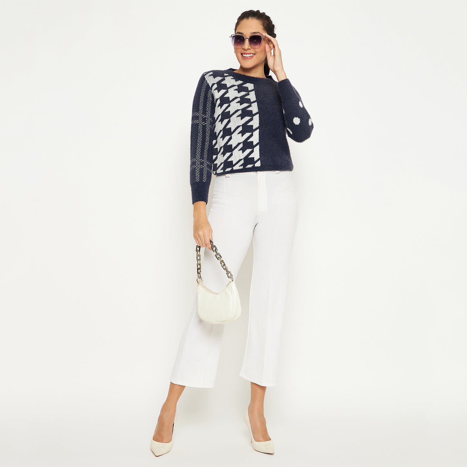 Duke Urban Women Full Sleeve Crop Pullover (SDS1236)