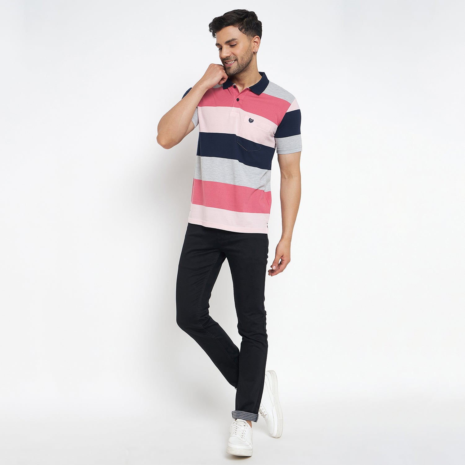 Duke Stardust Men Half Sleeve Cotton T-shirt (MLF1126)