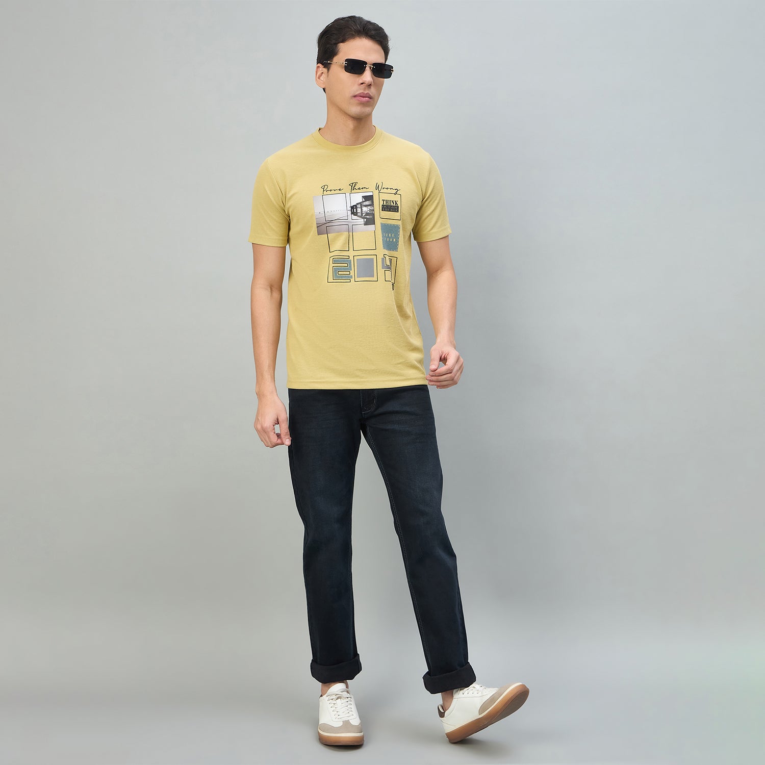 Duke Urban Men Comfort Fit Mid-Rise Light Fade Stretchable Jeans (SDD9140C)