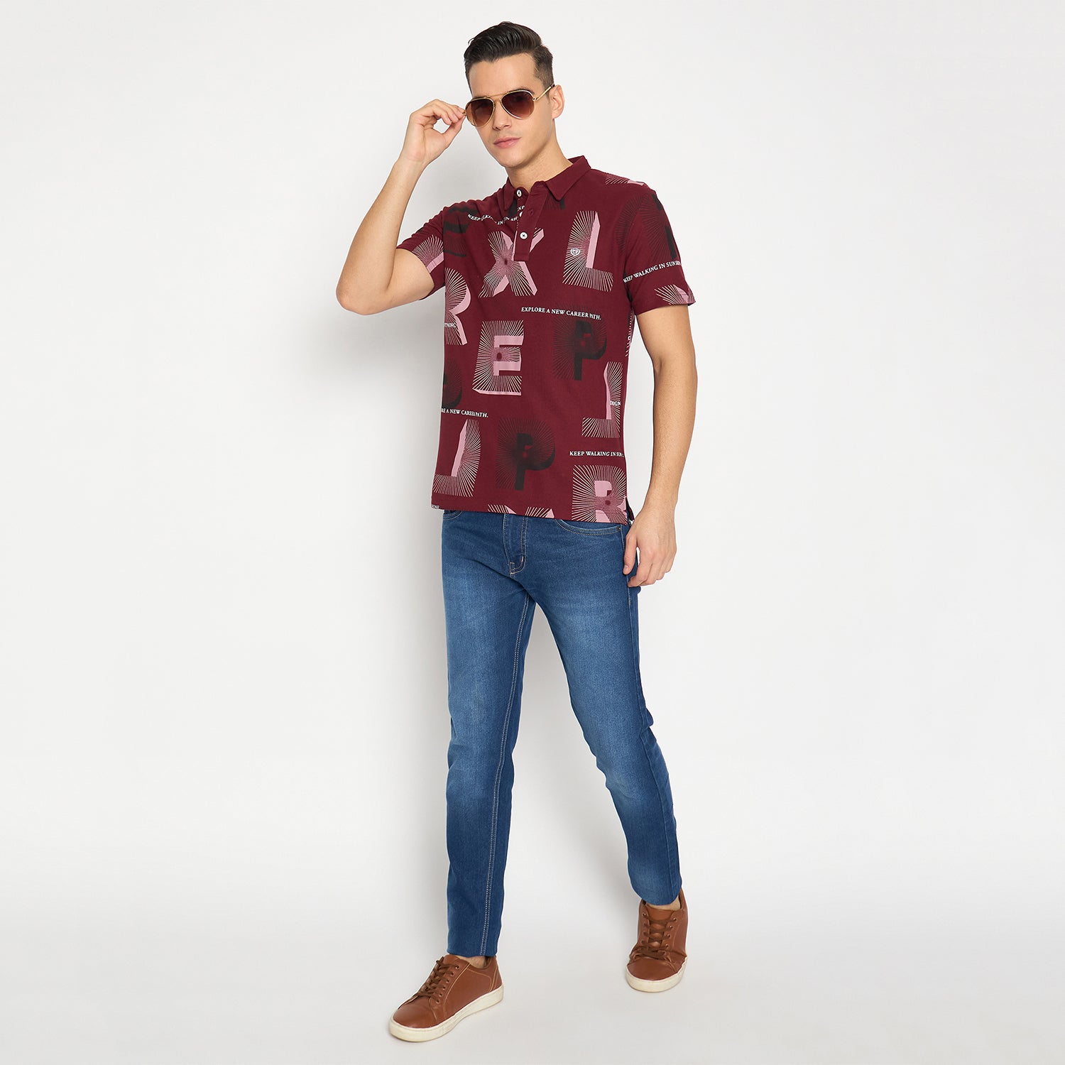 Duke Urban Men Half Sleeve Cotton T-shirt (ONLF293)