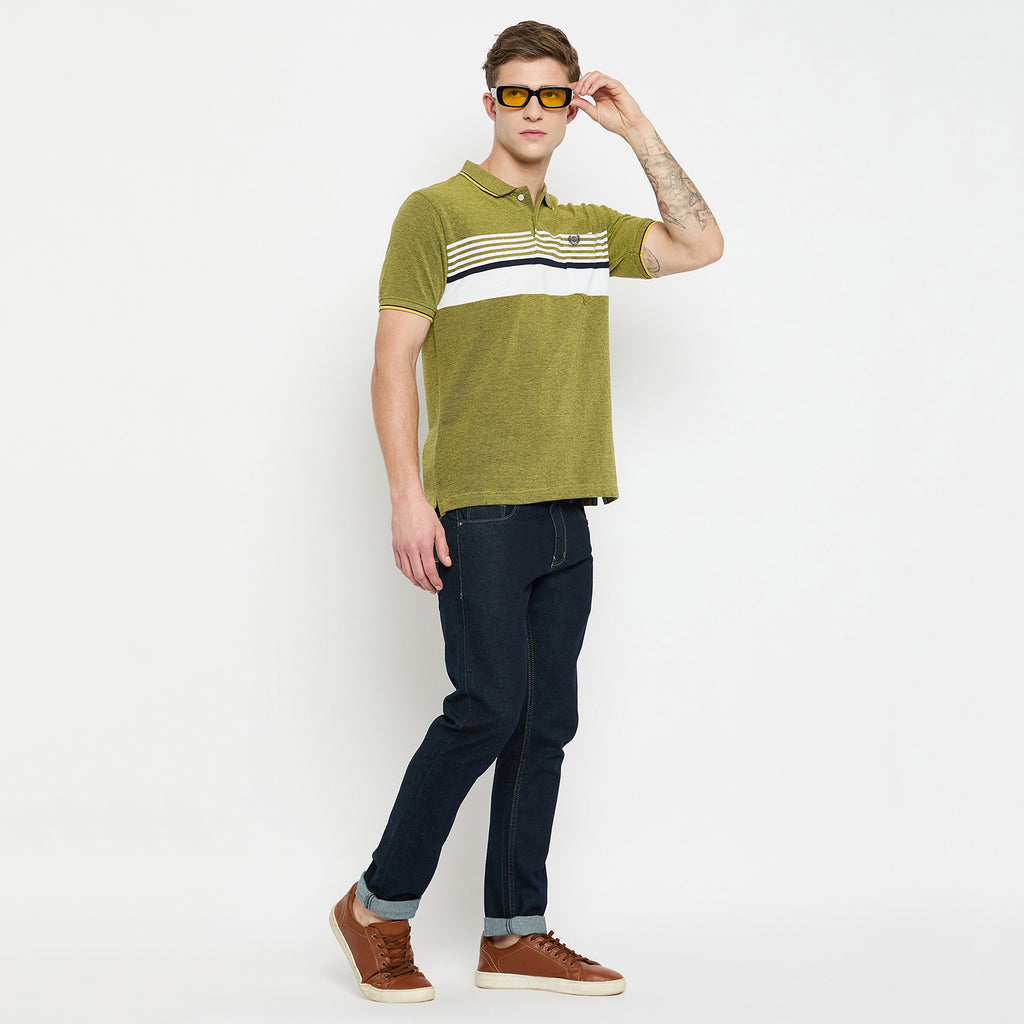 Duke Urban Men Half Sleeve Cotton Tshirt (LF5879)