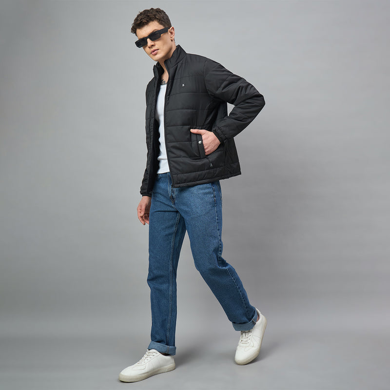 Duke Urban Men Fulll Sleeve High Neck Puffer Jacket (SDZ3118)