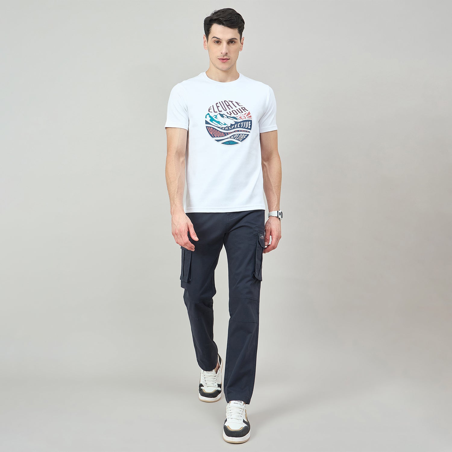 Duke Urban Men Half Sleeve Cotton Tshirt (LF7502)