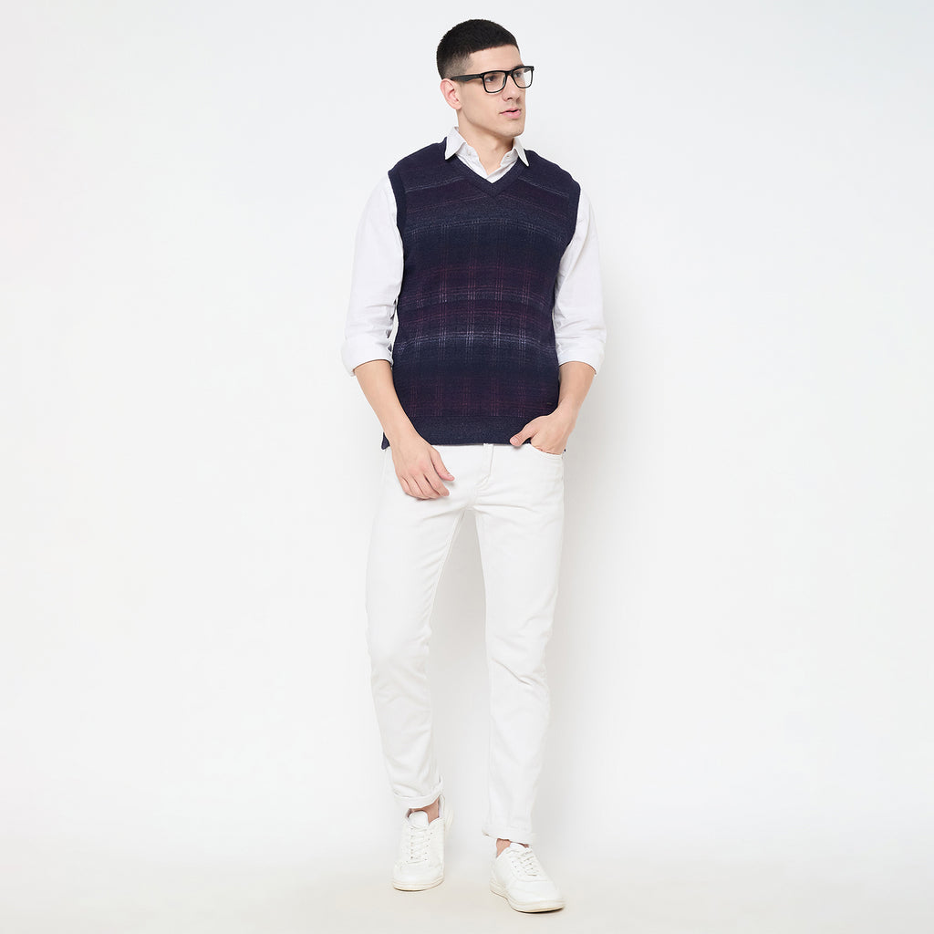 Duke Urban Men Sleeveless Reversible Sweater (SDS2294)