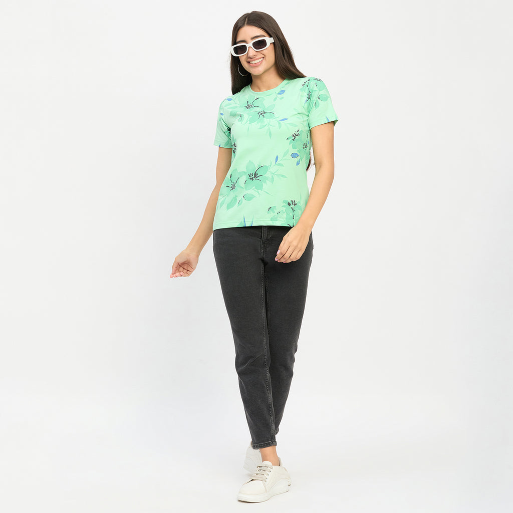 Duke Urban Women Half Sleeve Round Neck Top (LFX3287)