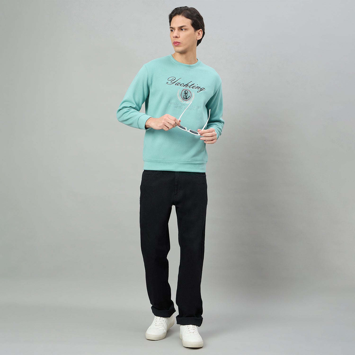 Duke Urban Men Round Neck Full Sleeve Regular Sweatshirt (LF6496)