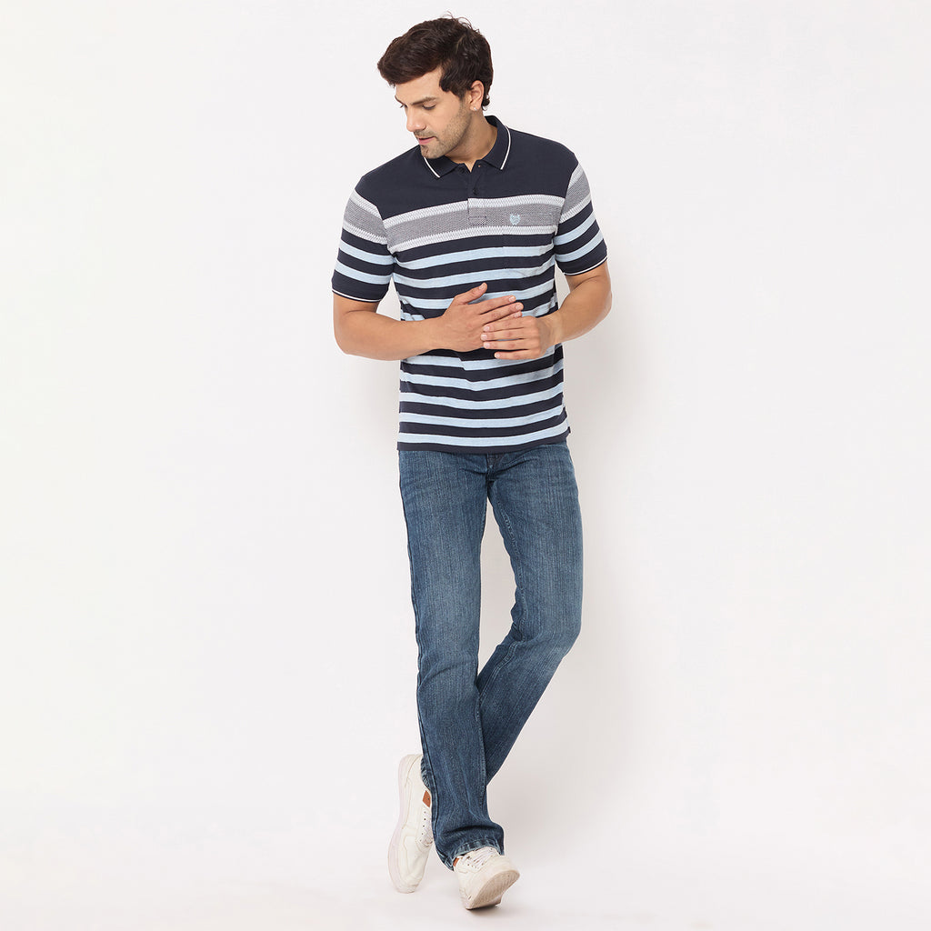 Duke Urban Men Half Sleeve Cotton Tshirt (LF7211)
