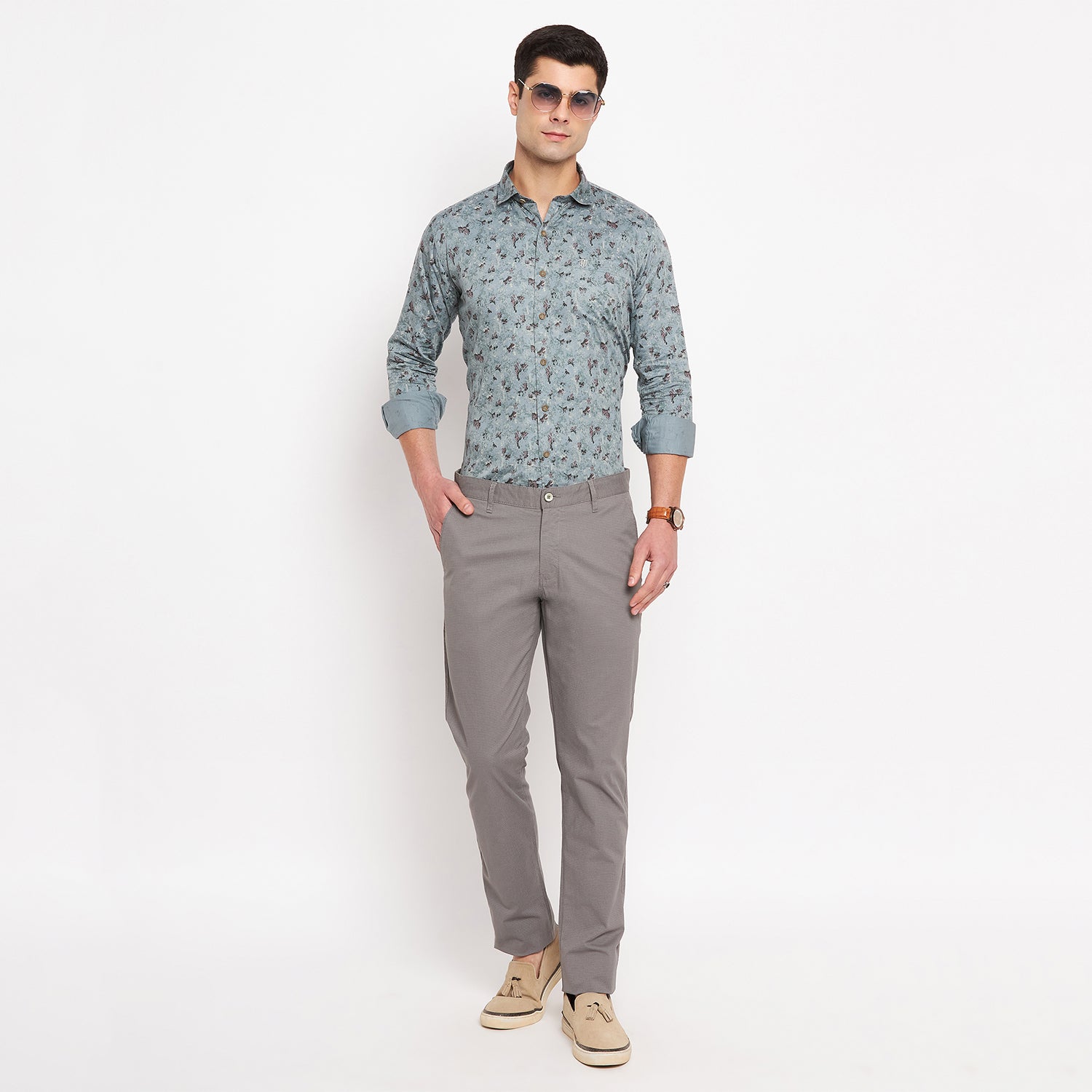 Duke Urban Men Full Sleeve Cotton Shirt (SDO8PRST)