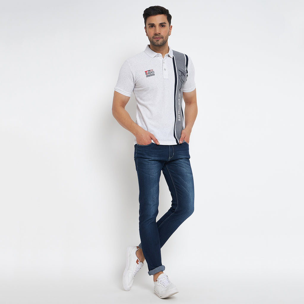 Duke Stardust Men Half Sleeve Cotton T-Shirt (LF7019)