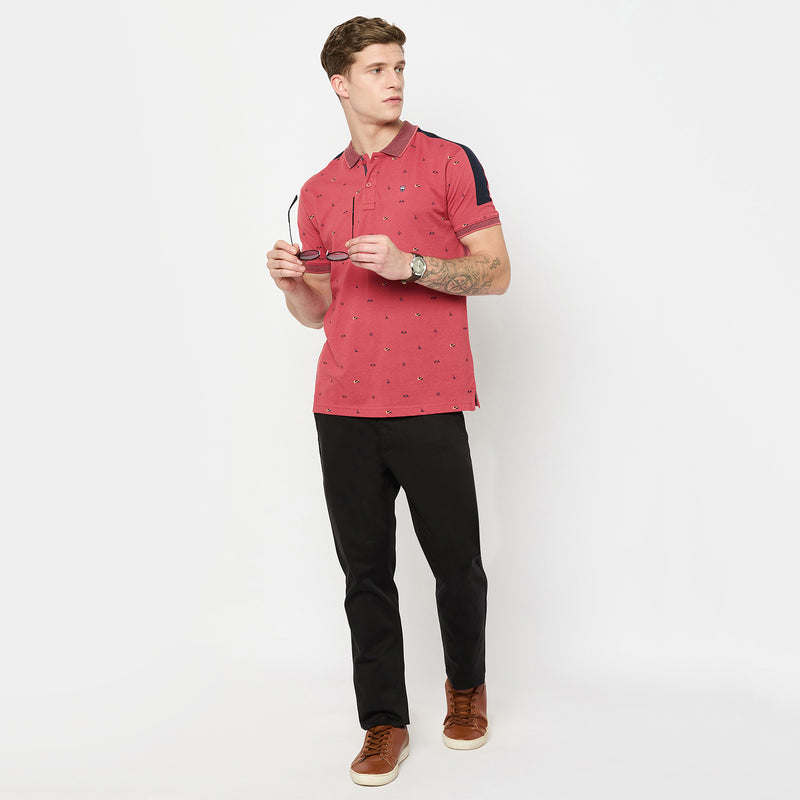Duke Urban Men Half Sleeve Cotton Tshirt (LF5822)
