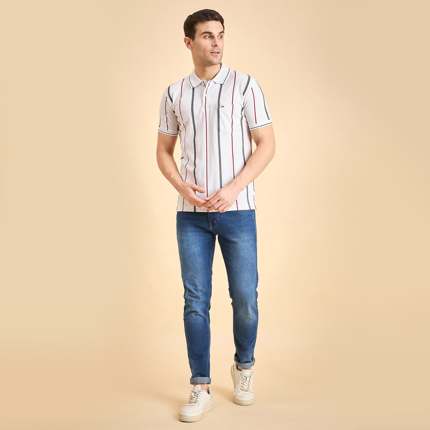 Duke Men Half Sleeve Cotton Polo Tshirt (ON2139)