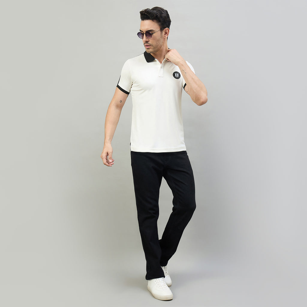 Duke Urban Men Half Sleeve Cotton Smart Fit Casual T-shirt (LF7896)