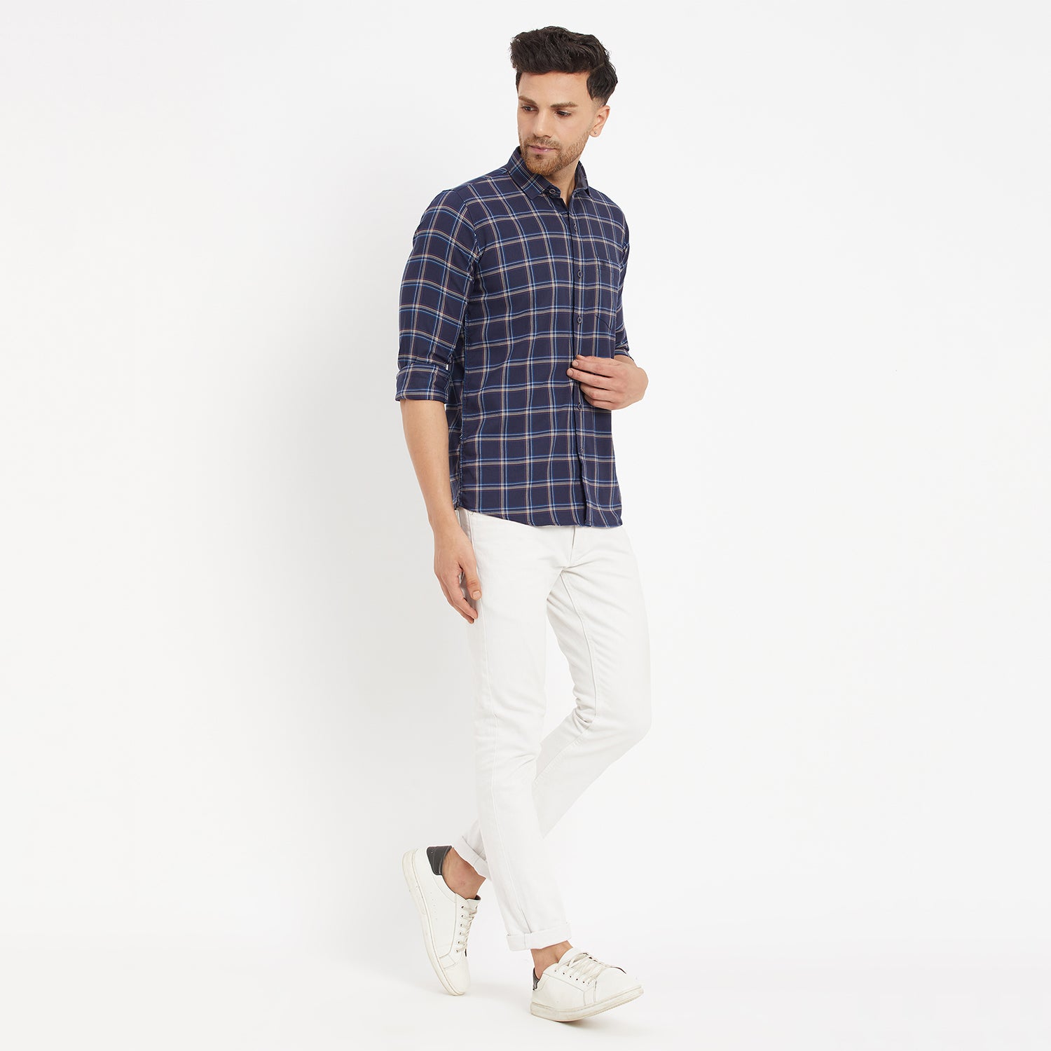Duke Urban Men Full Sleeve Cotton Shirt (SDO8CKTU)