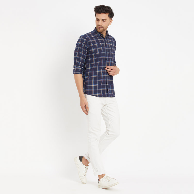 Duke Urban Men Full Sleeve Cotton Shirt (SDO8CKTU)