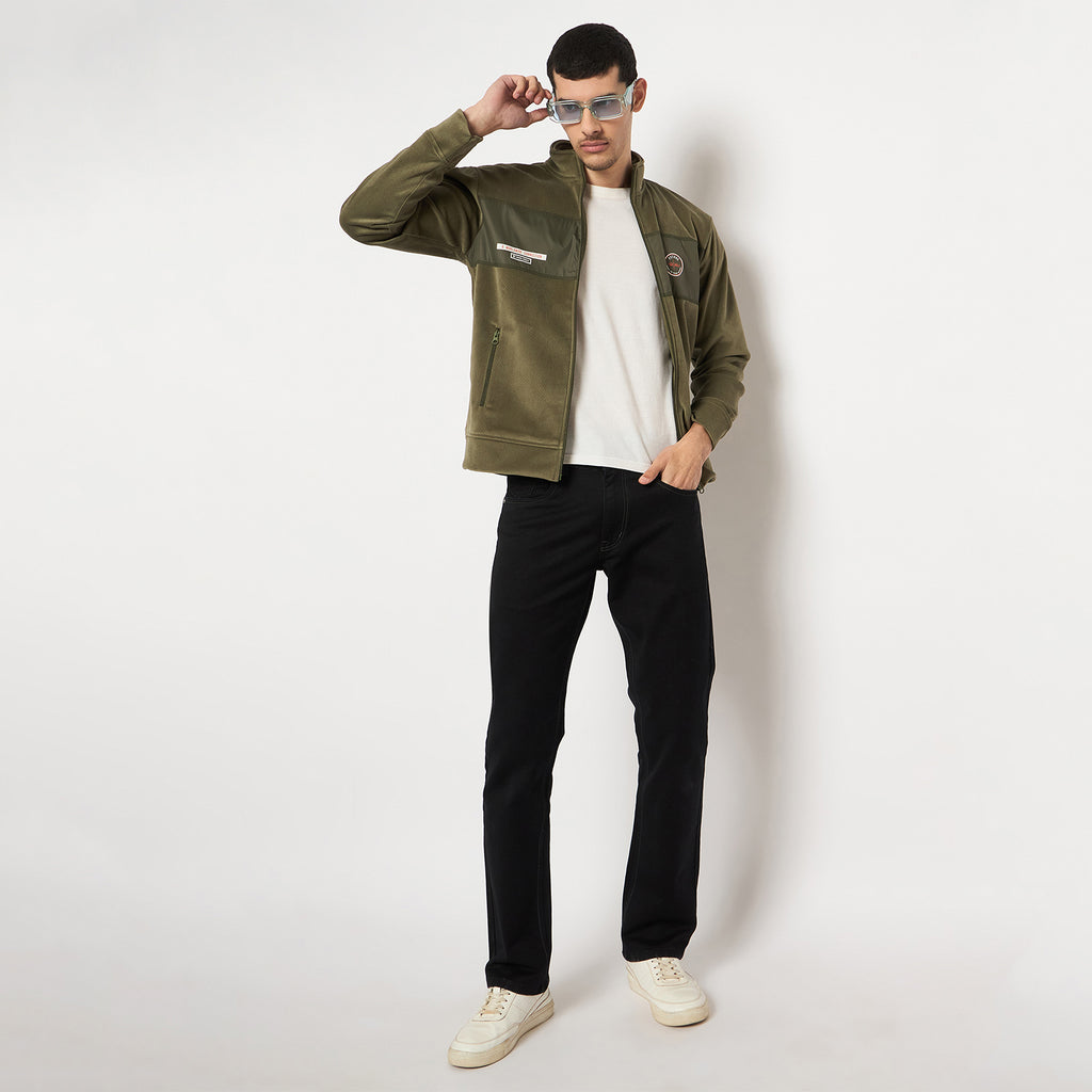 Duke Urban Men Full Sleeve Zipper Sweatshirt (LF6433)