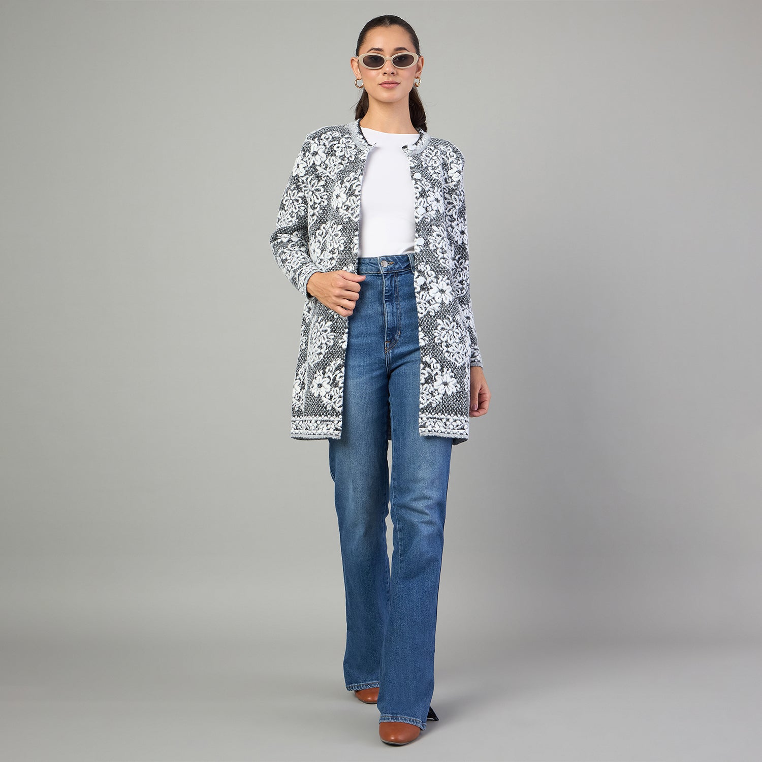Duke Women Long Coat Shortstyle Cardigan (ONSDS106)