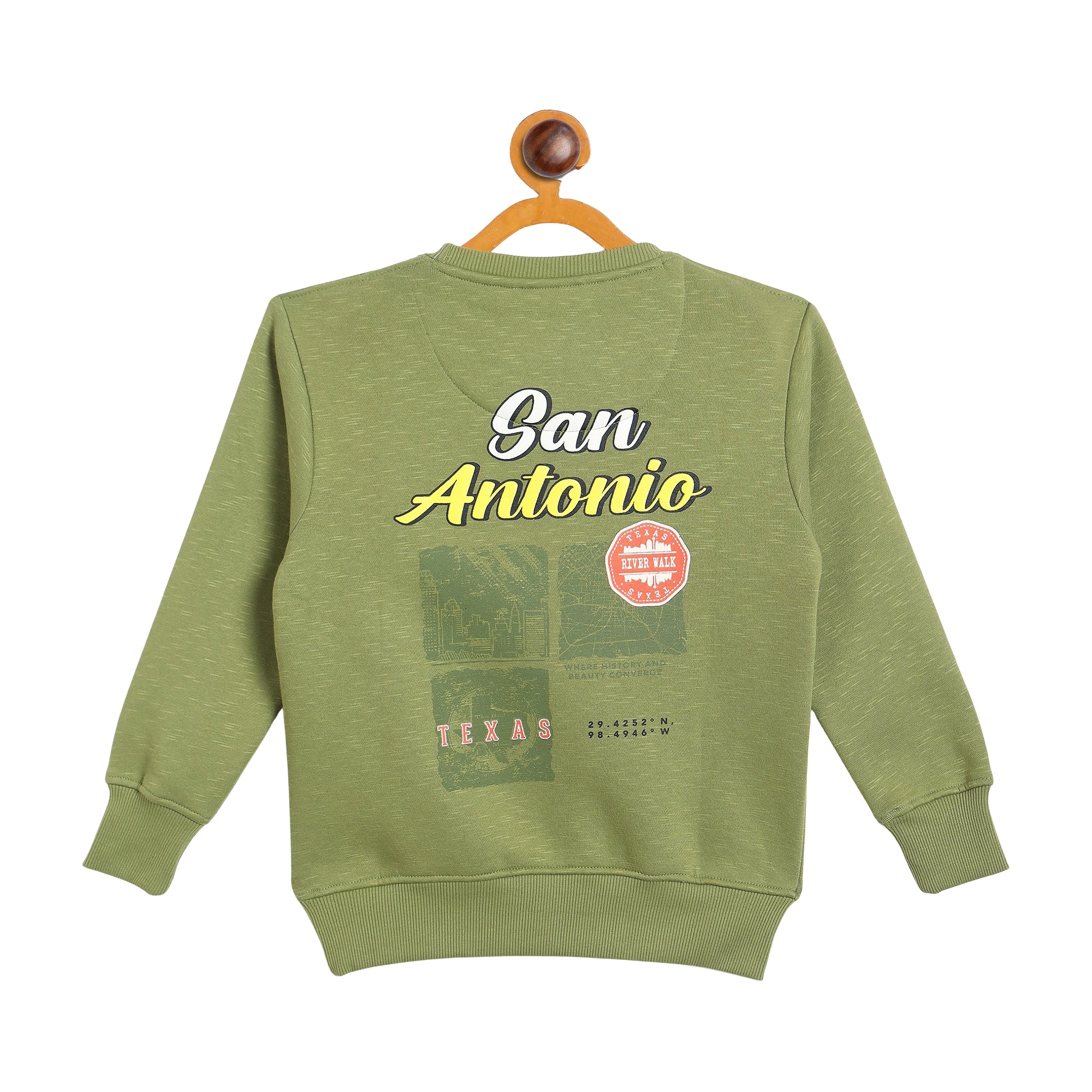 Duke Urban Boys Full Sleeve Round Neck Printed Sweatshirt (LF396N)