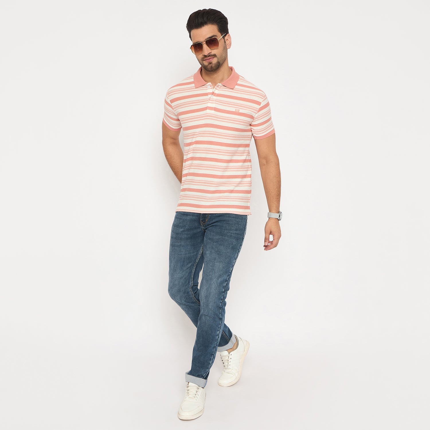 Duke Urban Men Half Sleeve Cotton Tshirt (LF7386)