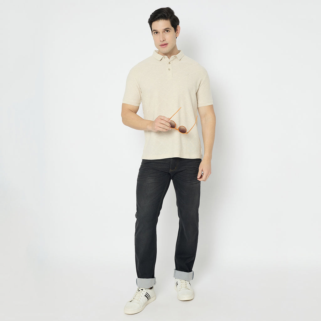 Duke Urban Men Half Sleeve Cotton Collared Tshirt (LF7558)