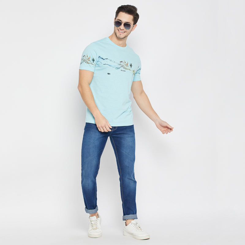 Duke Urban Men Half Sleeve Cotton T-shirt (LF7245)