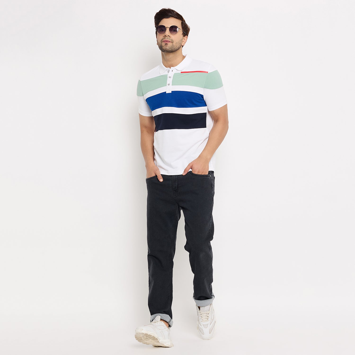 Duke Urban Men Half Sleeve Cotton T-shirt (LF7266)