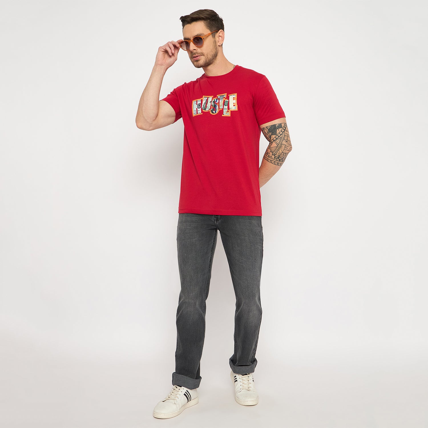 Duke Urban Men Half Sleeve Cotton Tshirt (LF7424)