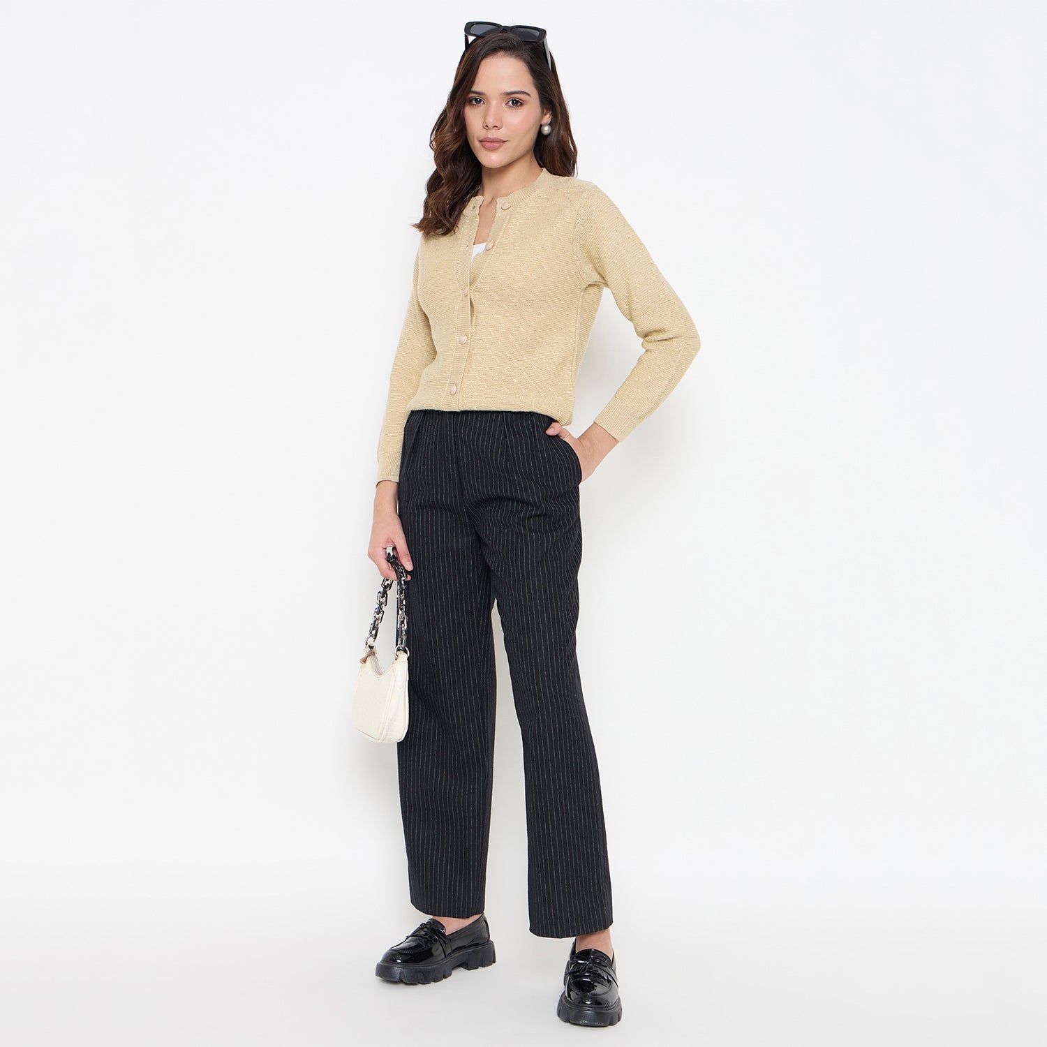 Duke Urban Women Full Sleeve Front Open Sweater (SDS1324)