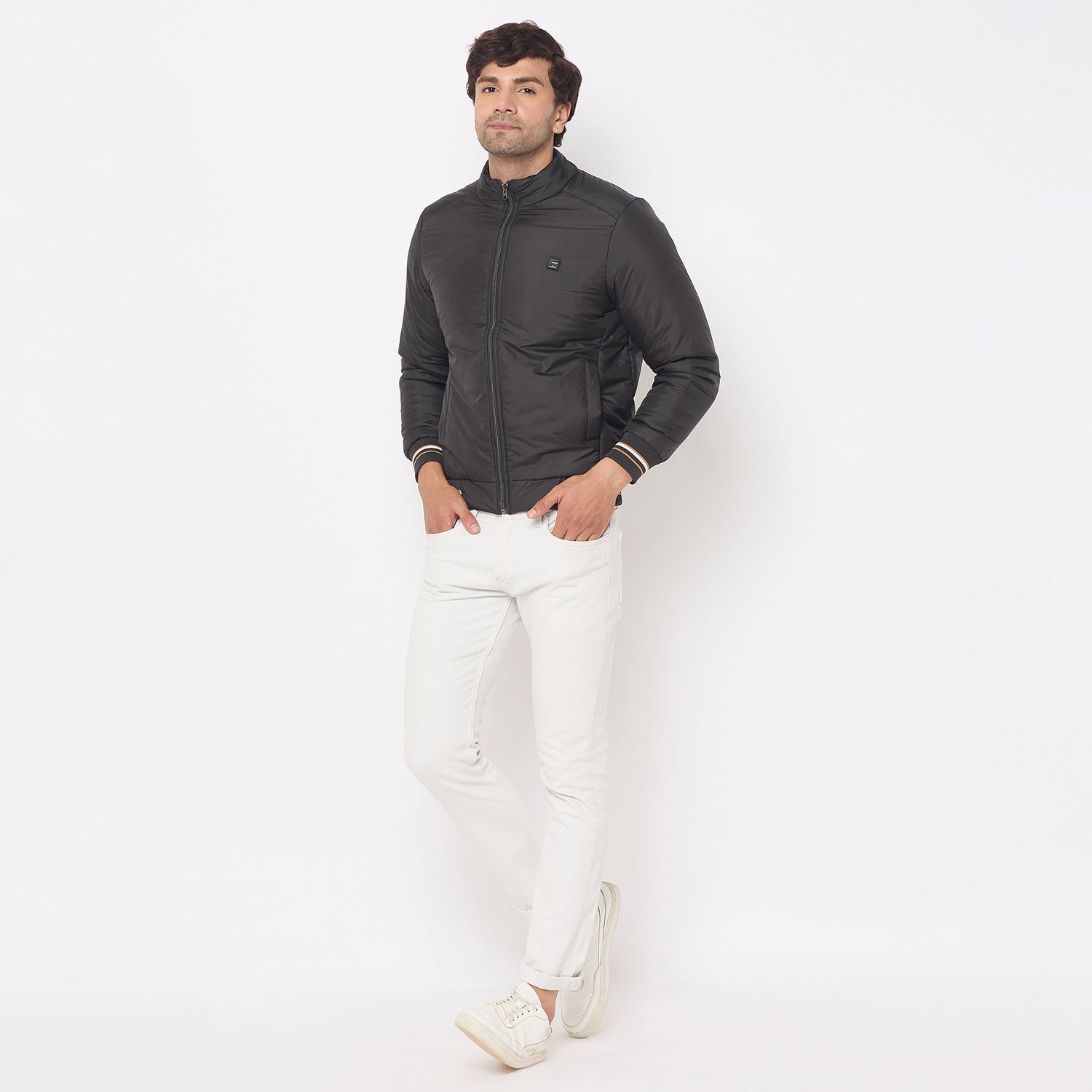 Duke Urban Men Full Sleeve Bomber Jacket (SDZ3089R)