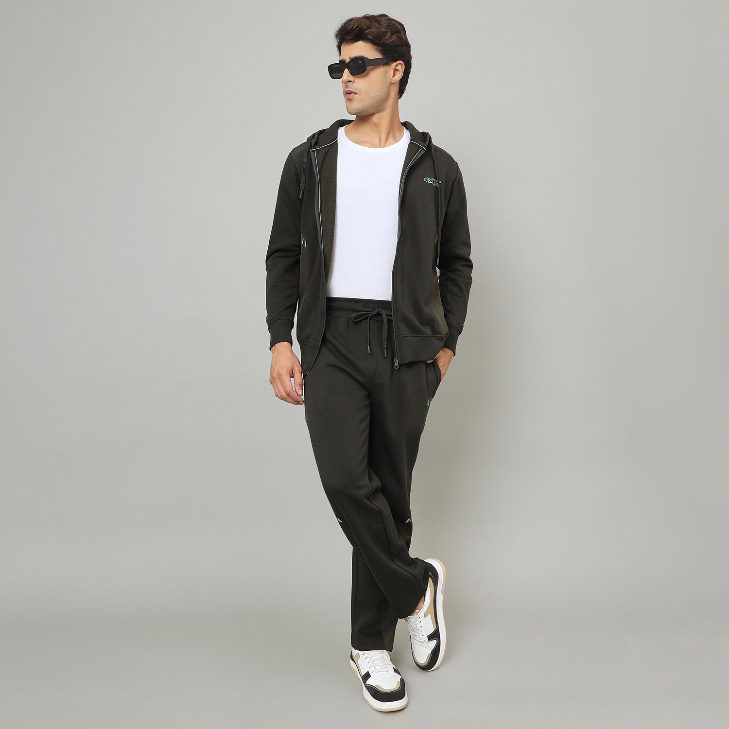 Duke Urban Men Hood Smartfit Full Zip Tracksuit (LF6035)