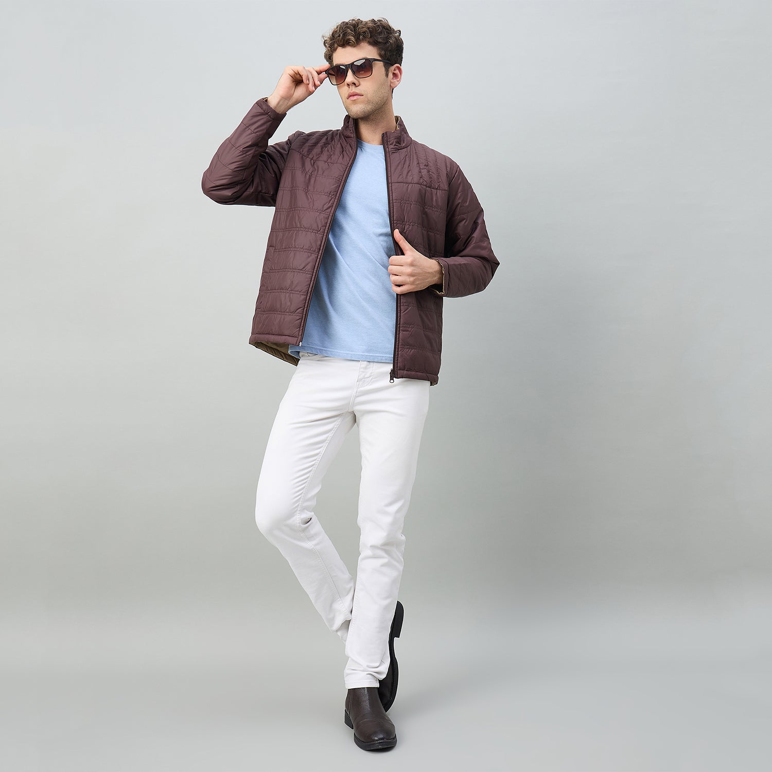 Duke Urban Men Reversible High Neck Regular Jacket (OSDZ9292)