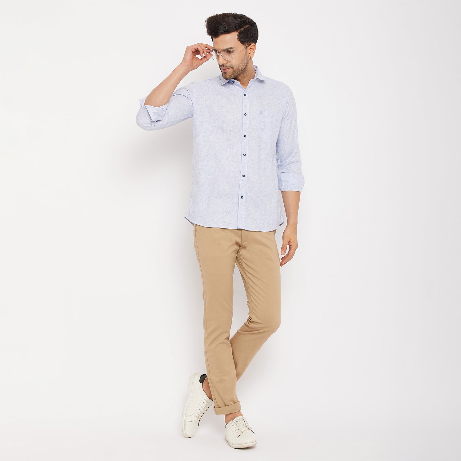Duke Men Stardust Cotton Full Sleeve Shirt (SDO8PCDL)