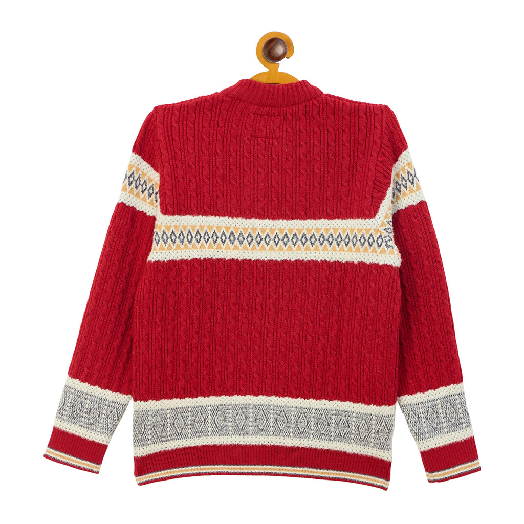 Duke Urban Boys Round Neck Full Sleeve Regular Sweater (S3631)