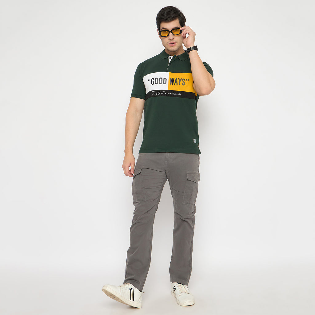 Duke Urban Men Half Sleeve Cotton Polo Tshirt (LF7397)