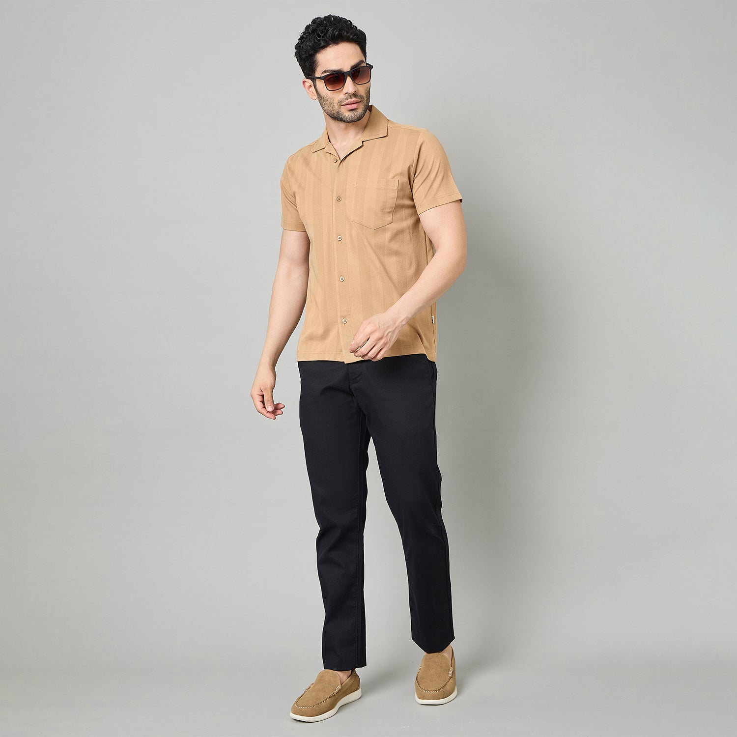 Duke Urban Men Half Sleeve Cotton Shirt (LF7762)