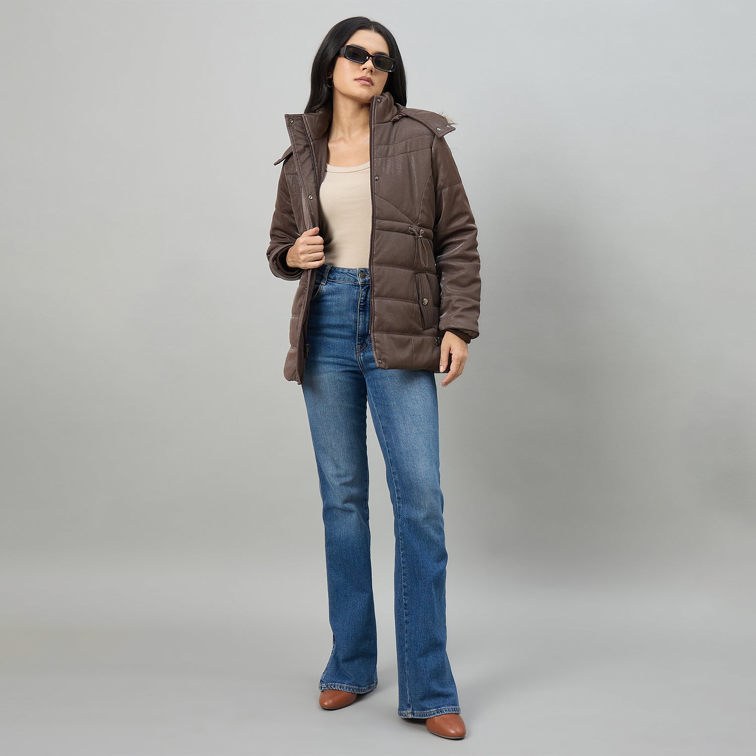 Duke Urban Women Short Style Long Length Jacket (SDZ4275)