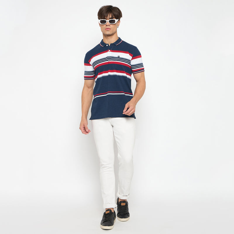 Duke Urban Men Half Sleeve Cotton T-shirt (LF7188)