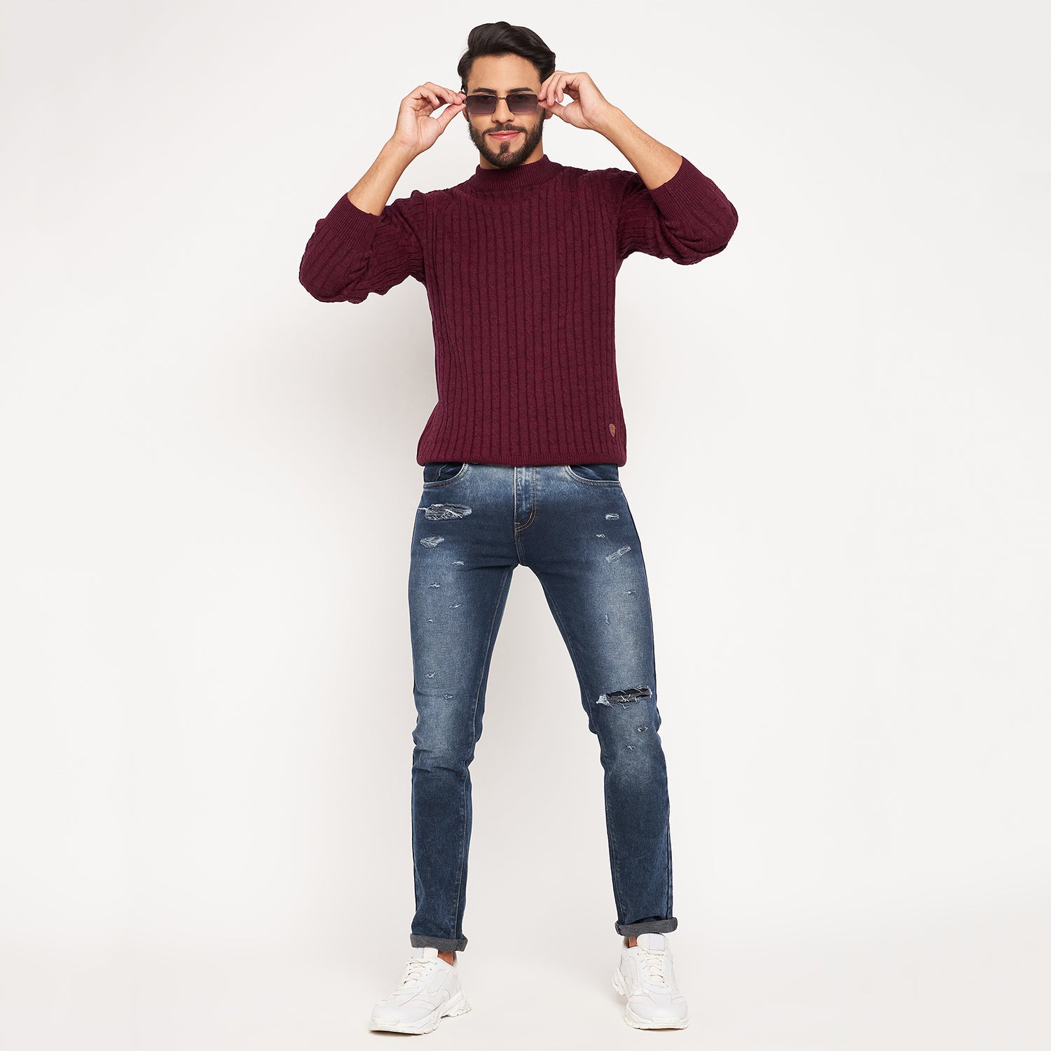 Duke Urban Men Full Sleeve Round Neck Pullover (SDS2006)