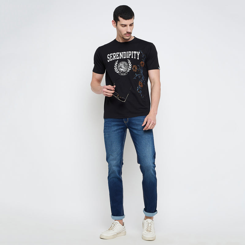 Duke Urban Men Half Sleeve Cotton Round Neck Tshirt (LF7544)