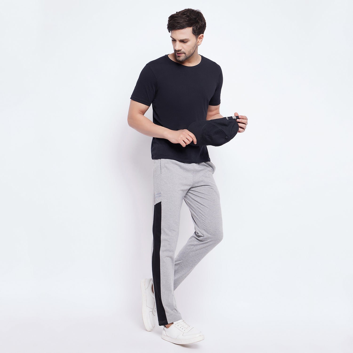 Duke Urban Men Solid Track Pant (LF5666)