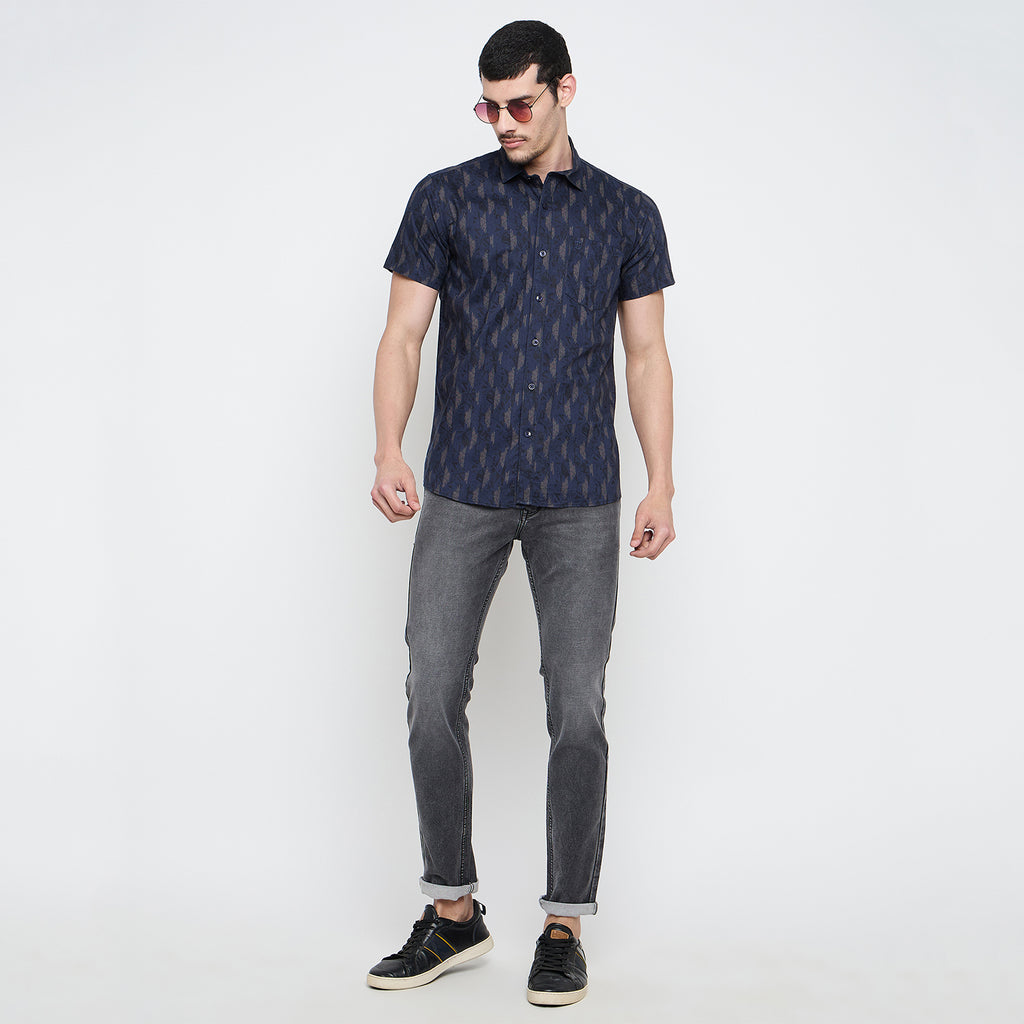 Duke Urban Men Half Sleeve Cotton Shirt (SDO4PRAI)
