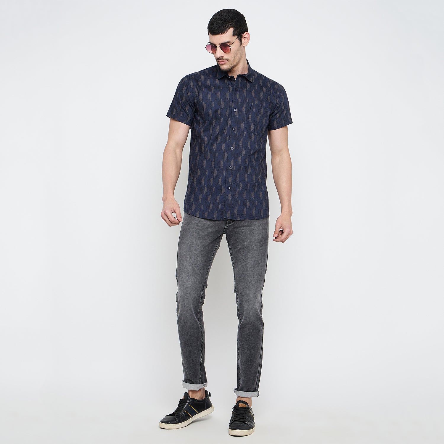 Duke Urban Men Half Sleeve Cotton Shirt (SDO4PRAI)